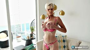 Insane Meet Foxxxy, A 60-Year-Old Wife With Big Naturals And A Pierced Clit
