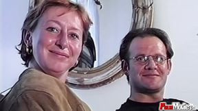 Seductive Short-Haired Mature Vixen Marlene Schuster In Nylons Enjoys Rough Raw Pleasure And Face Fucking In A Vintage Film