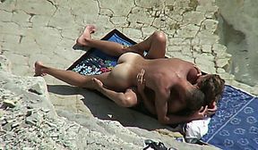 Private: Forbidden Amateur Couple - Public Rough Sex On The Beach - High Quality