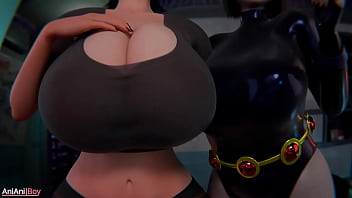 Wild Mavis X Raven - Double Gothic Blowjob! - Must See