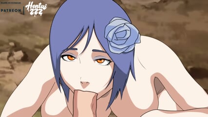 Wild Naruto Konan Blowjob Pov Hentai