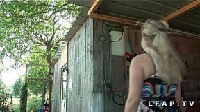 Wet Sweet Young Temptress With Big Tits And Ass🍑 In A Hot Trio With Older Man