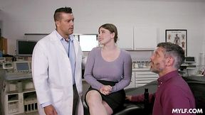 Wet Doctor Needs To Examine The Milf'S Tight Pussy Her Cuckold Husband Will Not Bother Him