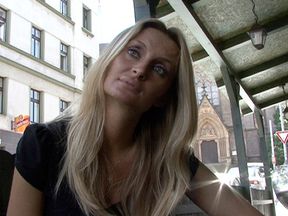 Passionate Real Czech Amateur Blonde With Blue Eyes Fucks For Quick Cash