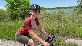 Insane Hot Cyclist Milf Got Her Pussy Creampied In The Wild