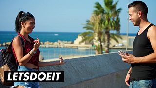 Hot Tourist Babe Julia De Lucia Seduced By Local Guy - Letsdoeit