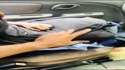 New: Hardcore Pressing Girlfriend Boobs On Public