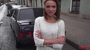 Juicy Skinny Russian Cutie Agrees To Show Her Sex Talent For Money At Casting - 4K