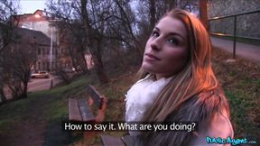 Hardcore Skinny Czech Blonde Fucked Outside In Prague Public Park - Reality