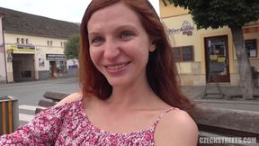 Private: Juicy Gorgeous Redhead Babe Lina - Public Orgasm - Arian Joy