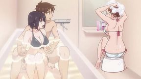 Insane Busty Girl Took A Bath With Him And Ended Up Having Sex Hentai - 4K