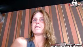 German Young Housewife Next Door Persuaded To Hardcore Action Casting