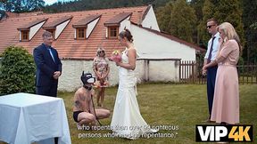 Passionate Beautiful Wedding Ceremony Between Pretty Mistress And Her Submissive
