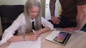Wild Russian Beauty Fucked By Tutor'S Bwc - Must See