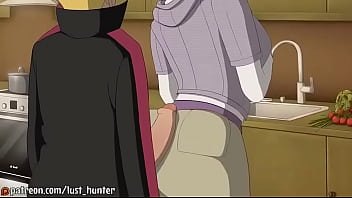 Insane Boruto Ver A Hinata Lavando As Lou&Ccedil_As E Aproveita Para Por O Pau Nas Costa Dela. - High Quality