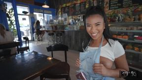Passionate The Cafe Waitress Gets Creampied In Pov - Full Hd