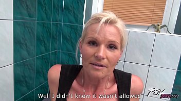 Naughty Blonde Cleaning Lady Railed By Boss Who Can Be Her