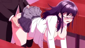 New: Hardcore Horny & Busty Brunette Teacher Get Fucked At School - Hentai
