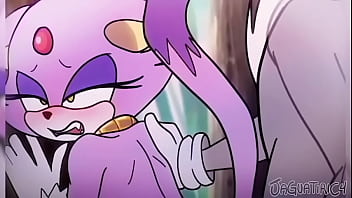 Silver Drilling Blaze Sonic The Hedgehog