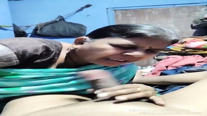 Passionate Indian Oldmad Blowjob Owner