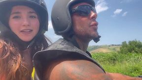 The Italian Couple Have Their Lovely Time Drilling In The Forest