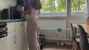 Wild Roommate Bends Me Over The Kitchen Counter And Fucks Me Silly