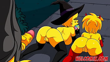 Halloween Night With Intense Fucking - The Simptoons