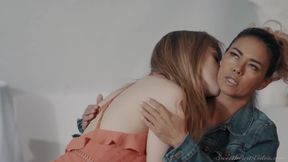 Wet Tempting Lesbo And Straight Fabulous Porn