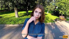 Public Pov Pickup Of Naive Russian Babe