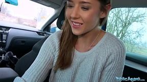 Raw -Public Agent Facial From A Sexy Czech Model-
