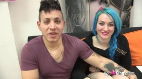 Wild Chubby Amateur Bitch Monica Enjoys Threeosme At Casting