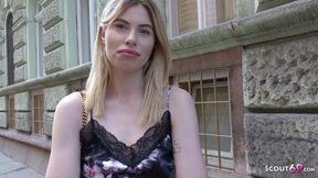 Passionate German Scout - Deep Anal For Skinny College Teen At Real Street Casting - Milena Devi