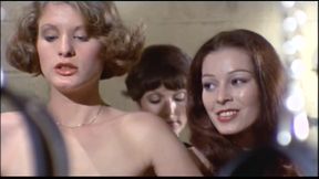 Seductive Retro Lesbians Pleasuring Each Other In The Bathroom - Must See