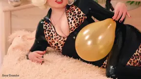 Wild Compilation Of Air Ballons Latex Fetish Video