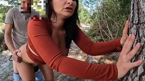 Wild Went Together Out Of Town To Make Her Pound On My Dick In The Forest