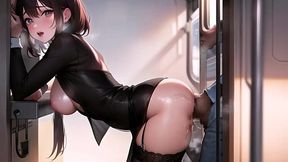 Public Train Hardcore Action Bonanza - Uncensored Ai Hentai With Asmr