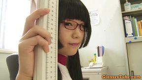 Kinky Japanese Nerdy Young Stunner Hot Porn Video