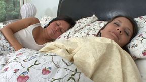 Kinky Two Sexy Friends Wake Up Together In The Morning And Start Fucking