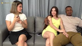 Wet Bbw Trio Thriller: My Pr1M4 &Mdash; Bf & Hella Big Dicks Enter Tight Pusses - Melanie & Karolin
