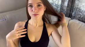 Forbidden Sweaty Cardio Session Ends With Trainer Fucking My Brains Out