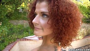 Raw Redhead Babe Jj Meet Big Black Cock - Joslyn James Outdoor Interracial