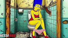 Passionate Cheatin Housewife Pounds Out Into Some Dirty Public Shitter Fuckin