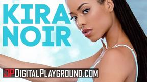”Kira Noir Swallows Load From Small Hands”