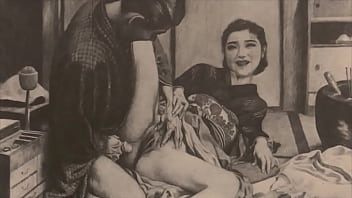 Forbidden Vintage Erotic Illustration - High Quality
