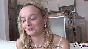 Insane Blonde Bitch Begs For Pov Creampie Fuck - Full Hd