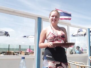 Must Watch: Wet Net69 - Stranger Screwed A Breasty Dutch Waitress