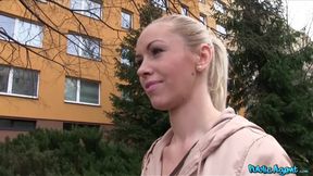 Rough Married Cheating Blonde Slut Takes Cash For Sex Outdoors - Full Hd