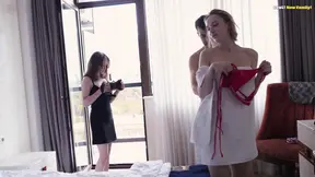 Seductive Behind The S! Cute Girl Filming Her Sexy Girlfriend In Porn!