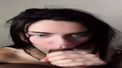 Juicy Pretty Vixen Slobbering On Bbc And Swallow Load