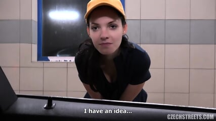 Hardcore Anne In A Service Station